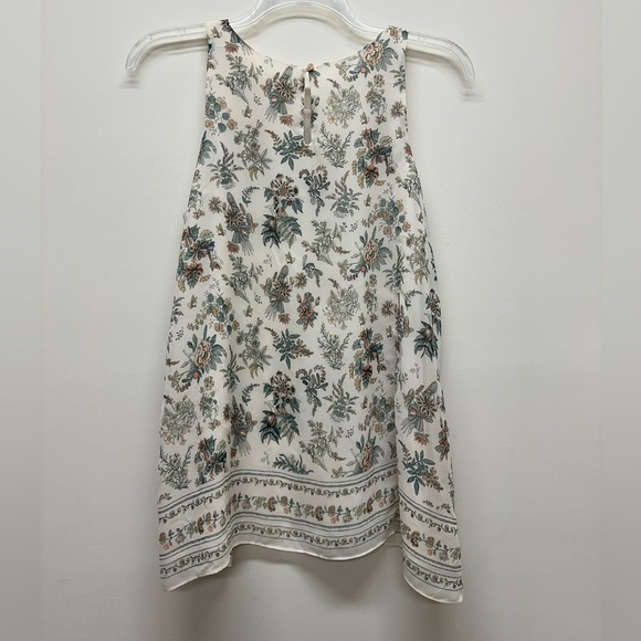 Women's Size Medium Max Studio Sleeveless Top Fully Lined Boho Blouse Shirt Tank - Picture 5 of 6